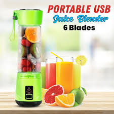 6 Blades USB Juicer Blender Rechargeable